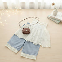 Thumbnail for Sleeveless Tops & Pants – Mykt og stilig – Sommersett til barn