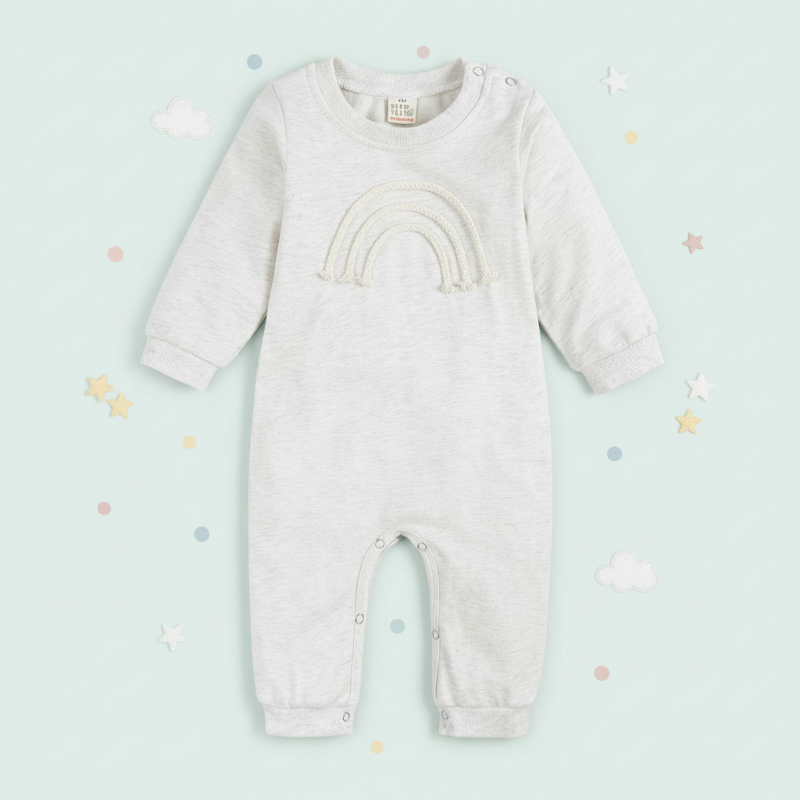SnuggleHue – Myk og behagelig – Regnbue-body til baby