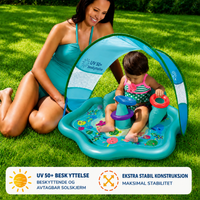 Thumbnail for SplashPlay – Trygt og morsomt – Babybasseng med solseil