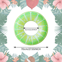 Thumbnail for SunSplash – Tropisk og behagelig – Svømmeflåte med tropisk fruktmønster