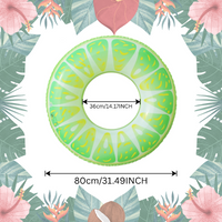Thumbnail for SunSplash – Tropisk og behagelig – Svømmeflåte med tropisk fruktmønster