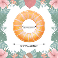 Thumbnail for SunSplash – Tropisk og behagelig – Svømmeflåte med tropisk fruktmønster