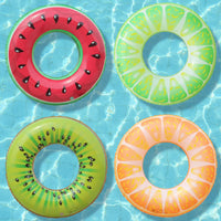 Thumbnail for SunSplash – Tropisk og behagelig – Svømmeflåte med tropisk fruktmønster