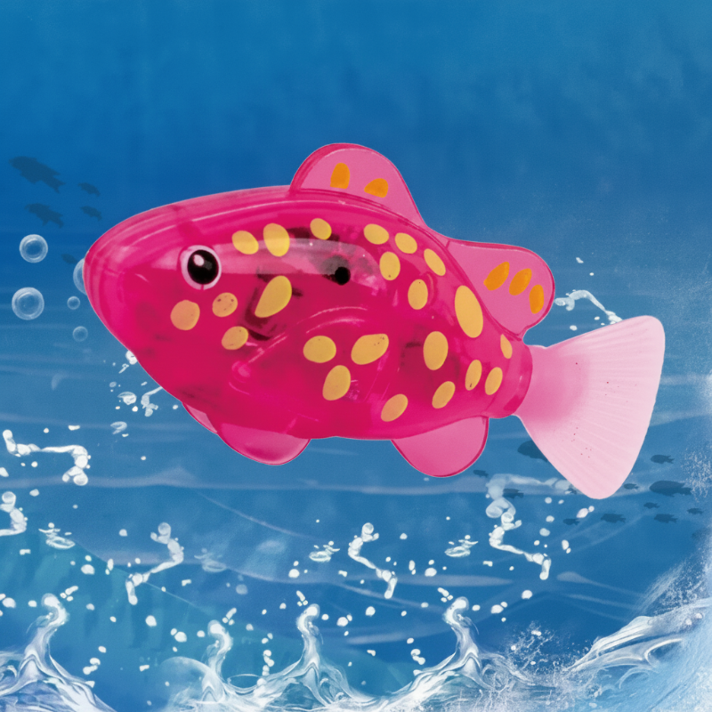 TinySwim – Moro & bevegelse – Elektronisk svømmefisk med LED-lys