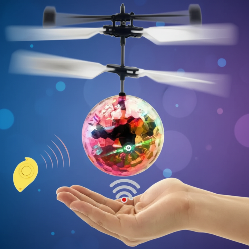 HoverFun – LED-lys og læring – Quadcopter-drone