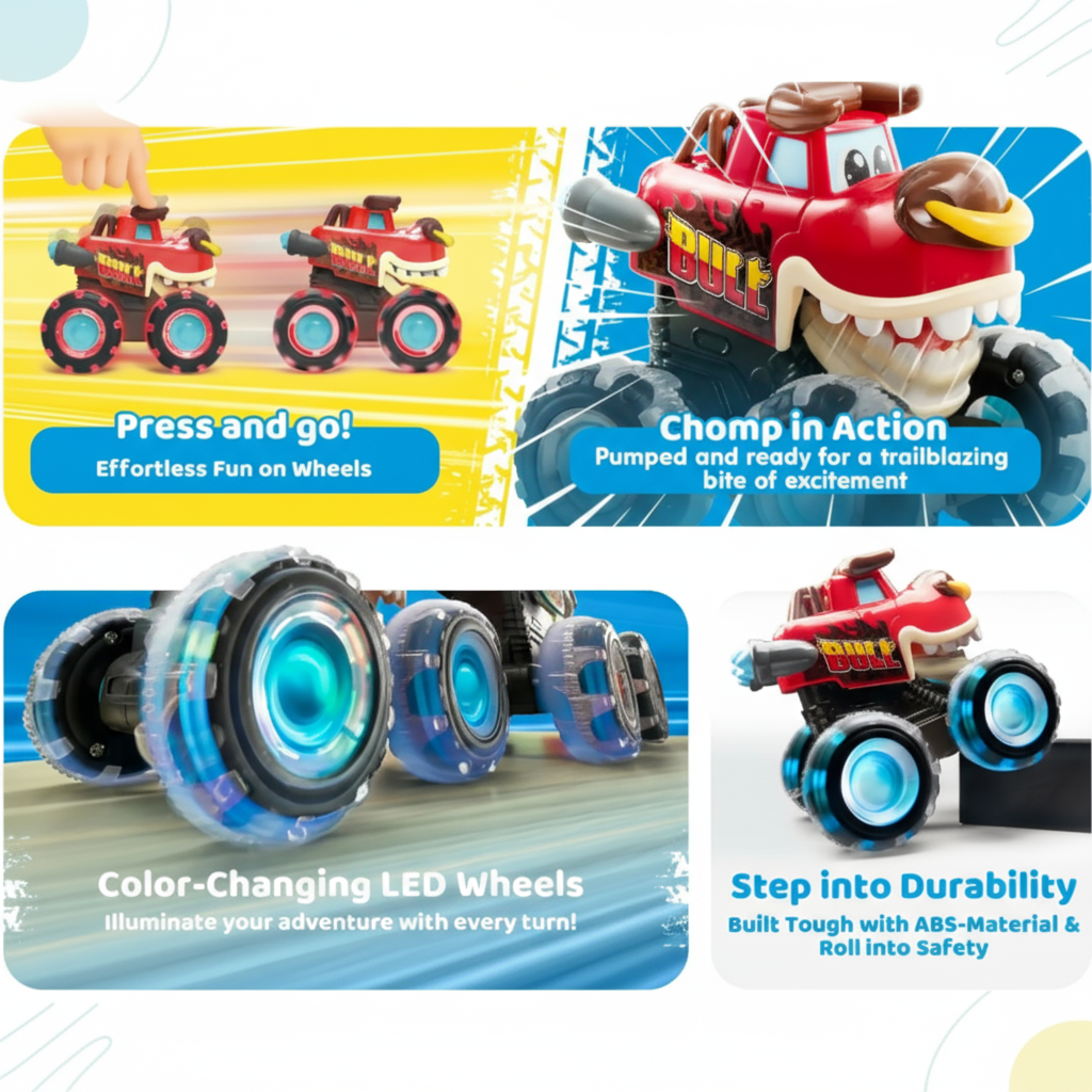 GlowRover – Sterk og støtsikker – RC Monstertruck