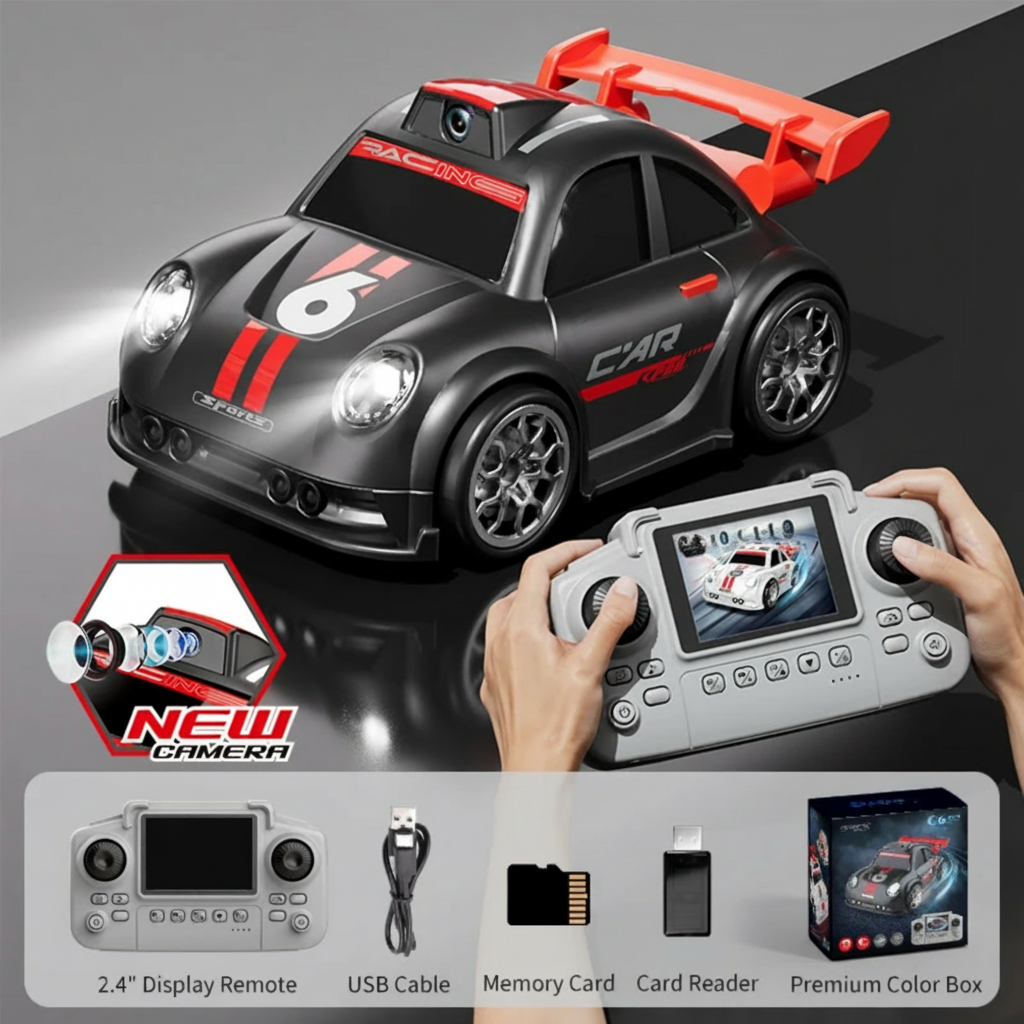 RacePro – RC & Stunt – Drift-Sensing Racer Auto med kamera