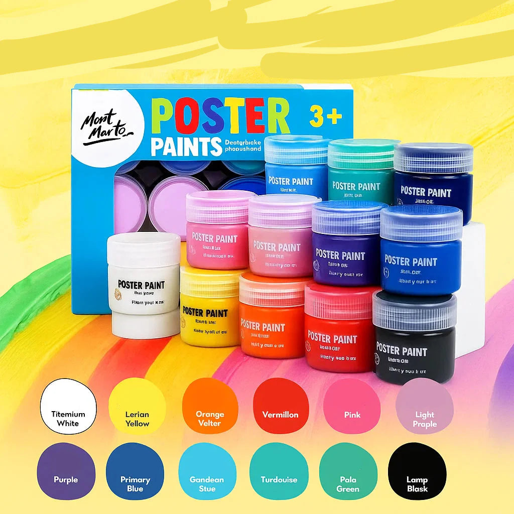 PaintJoy – Fargerik og kreativ – Fingerfarge- og gouachesett