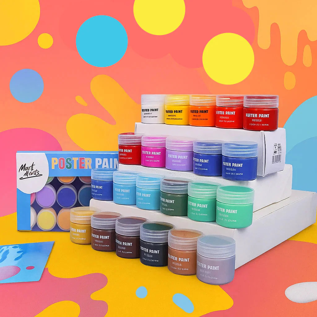 PaintJoy – Fargerik og kreativ – Fingerfarge- og gouachesett