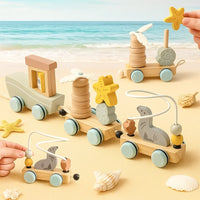 Thumbnail for HappyTrain – Montessori & Fun – Tre togset