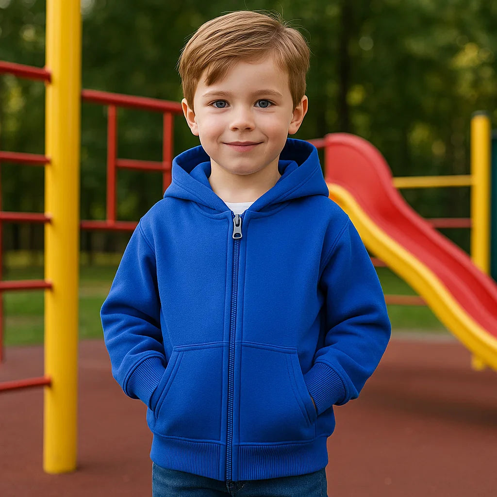 CoolKids – Tøff og varm – Hettegenser med glidelås