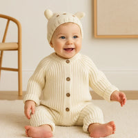 Thumbnail for CozyCotton – Komfortabel og stilig - Strikket Romper