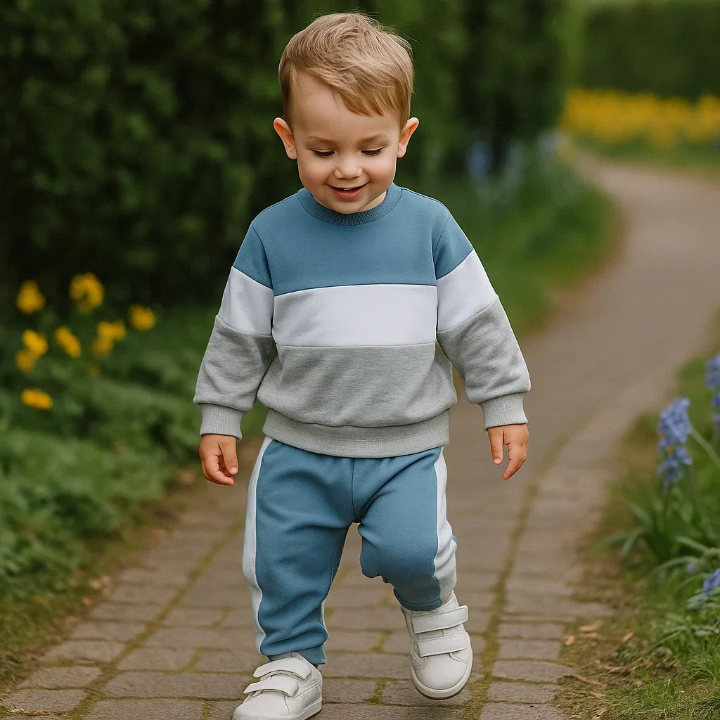 KidoFlex – Casual og komfortabel – Sweatshirt med joggebukse