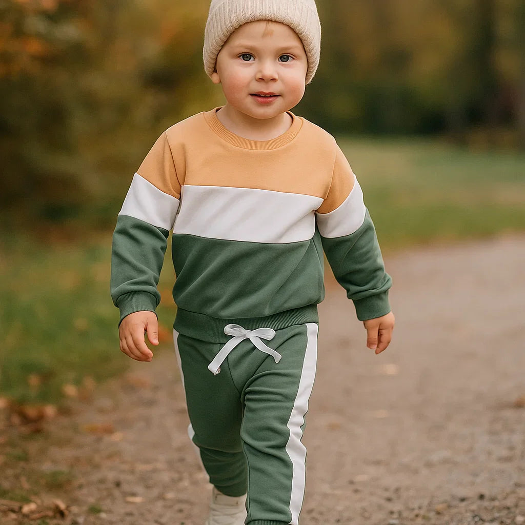 KidoFlex – Casual og komfortabel – Sweatshirt med joggebukse