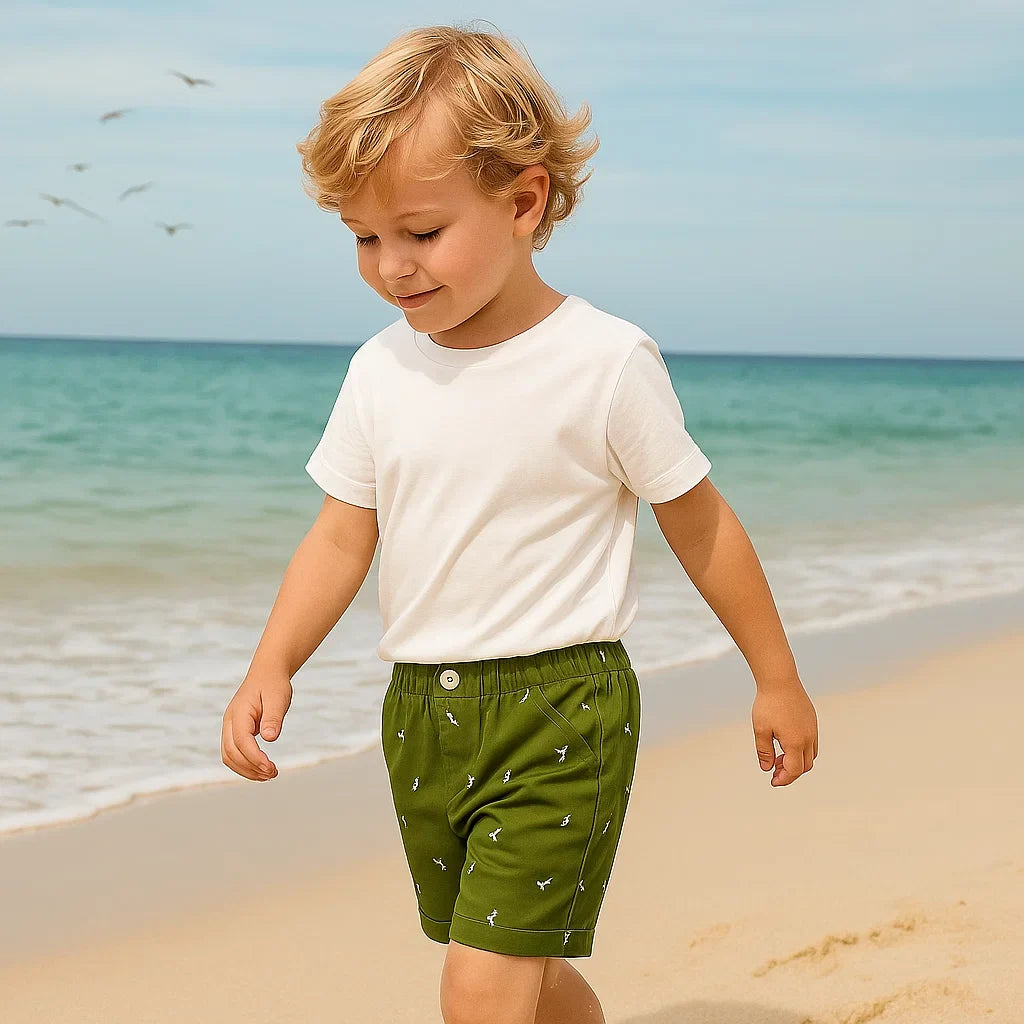 CoolKiddo – Frisk og komfortabel – Shorts med Dino-design
