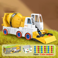 Thumbnail for Power Mixer Truck – Snu og bygg moro – Konstruksjonsleketøy