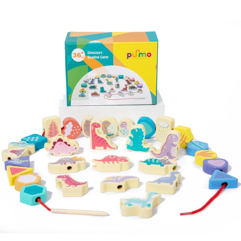 Lace & Thread™ – Stable- og tråkkespill - trå perler på rekke