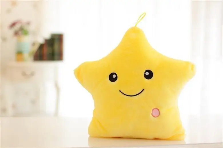 Glow Star Pillow™ – Stjernekos i sengen - Lysende kosete pute