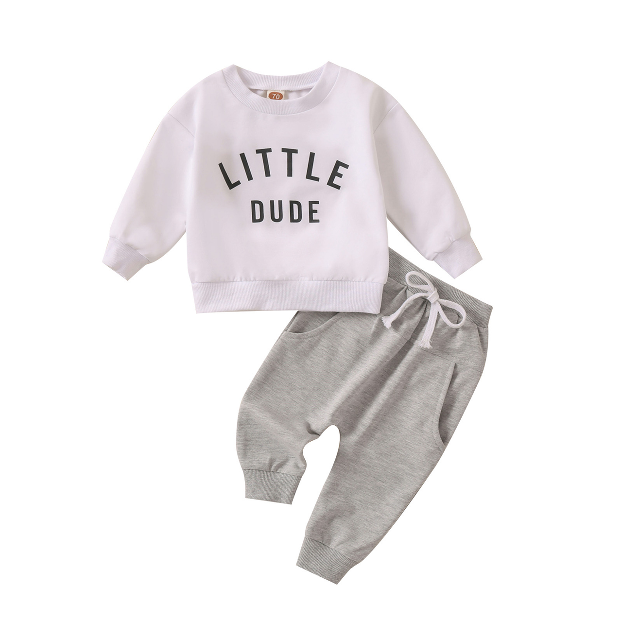 Mini Fashion - Tøft "Little Dude"-sett - joggedress i bomull
