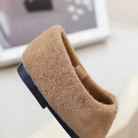 Thumbnail for SoftSteps –  Varmt og mykt – Jentesko med plysjpompon
