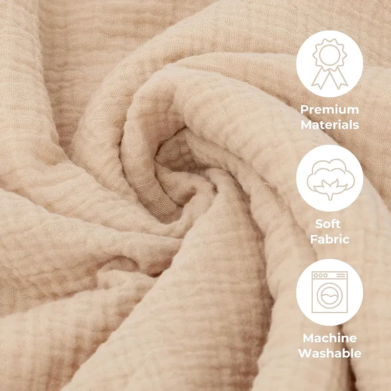 SnuggleBear – Premium tykk og myk babyteppe