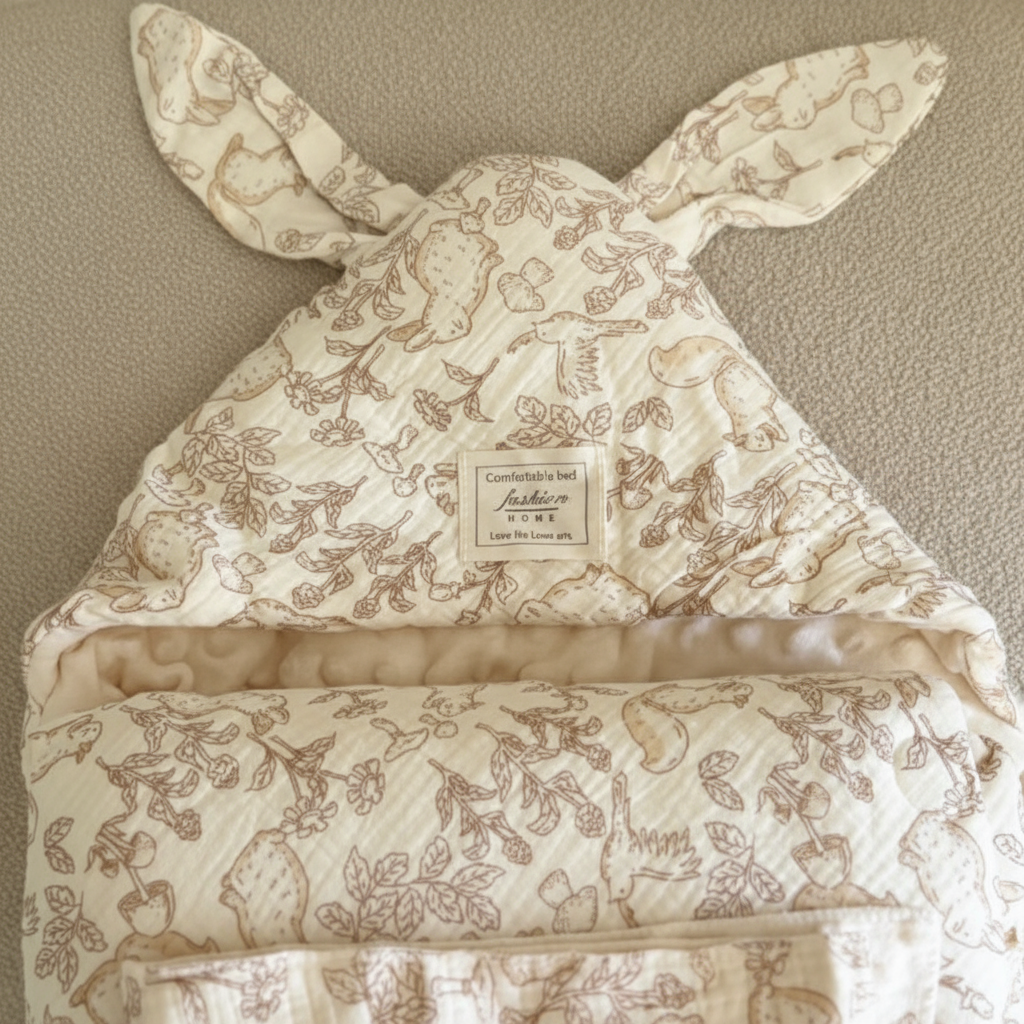 SnuggleBear – Trygghet og komfort – Innpakningsteppe