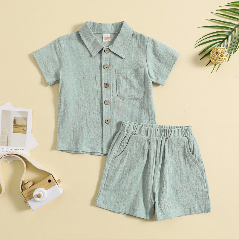 Mini Fashion - Sommersett i bomull og lin - Behagelig komfort