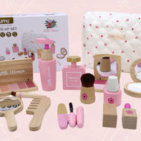 Thumbnail for Wooden Makeup Play Set – Kreativitet og rollespill – Sminkesett i tre