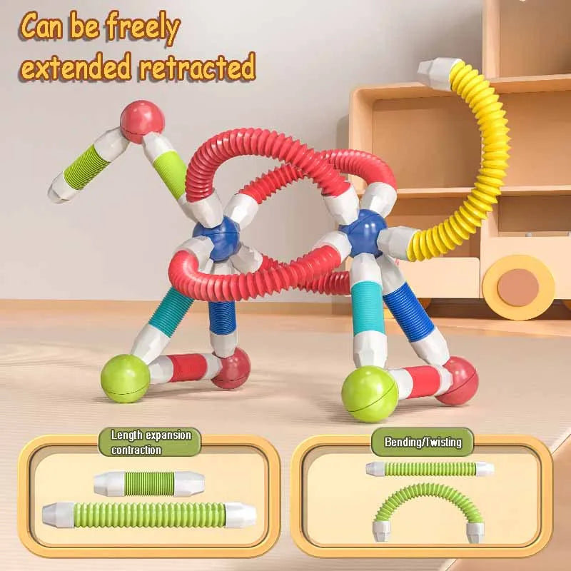 Magnetic Sticks - Endeløs bygging – fleksible magnetiske pinner