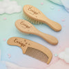 Personalized Hairbrush – Myk og unik – Personlig babyhårbørstesett