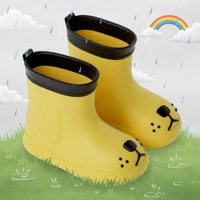 Thumbnail for PuddlePaws Kids – Vanntette og lekne - Woof regnstøvler