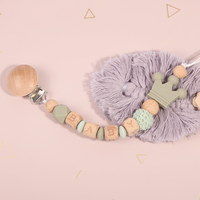 Thumbnail for Personalized Pacifier Chain – Sikker og stilig – Personlig smykkekjede til smokk