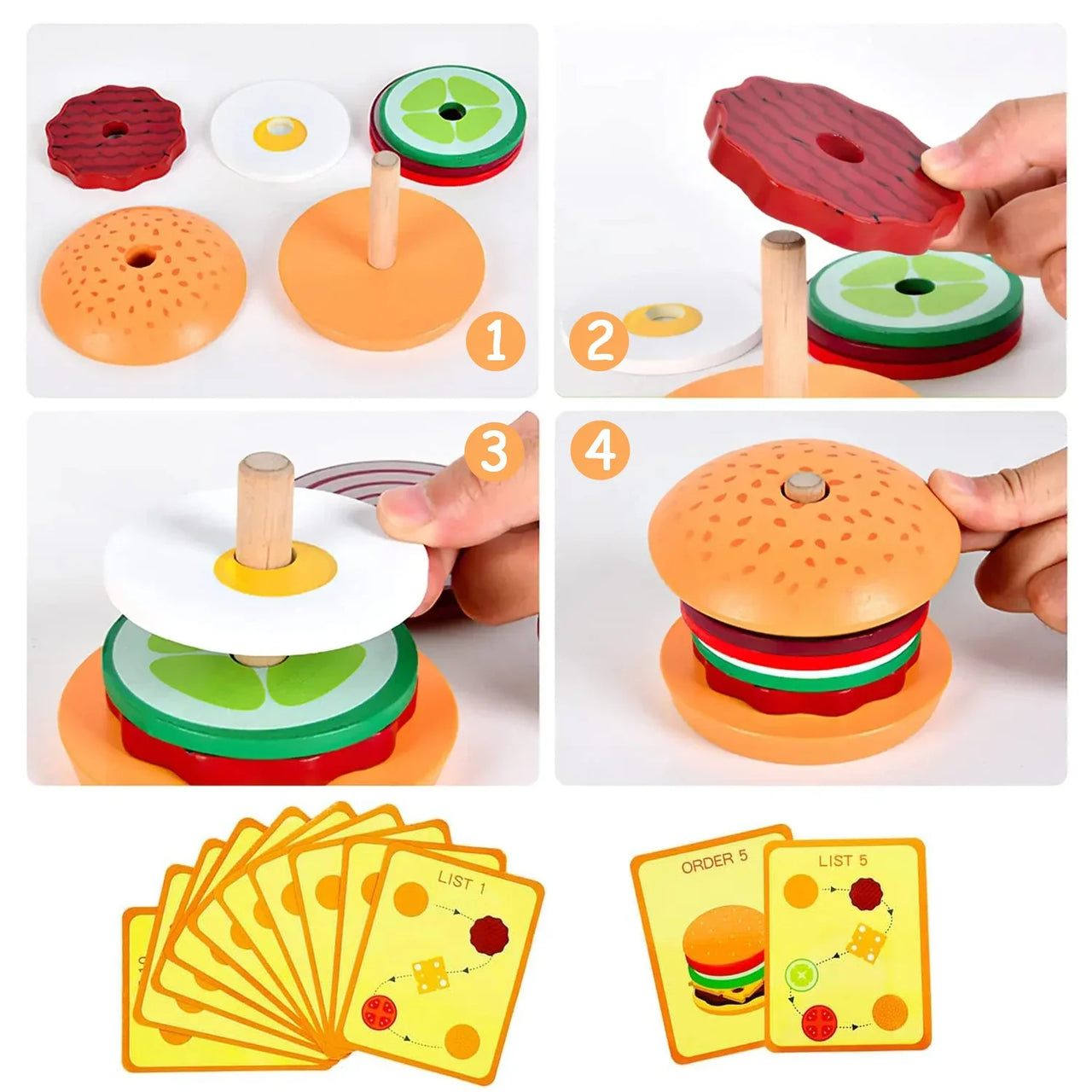 Woods™ - Stableleke - Bygg din egen sandwich
