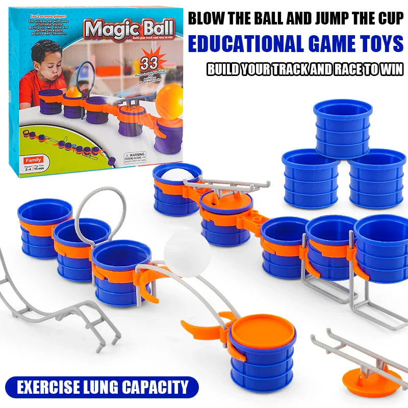 Cup Jump Ball Game – Aktivt og interaktivt – Puff Ball selskapsspill