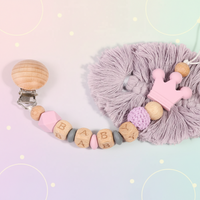 Thumbnail for Personalized Pacifier Chain – Sikker og stilig – Personlig smykkekjede til smokk