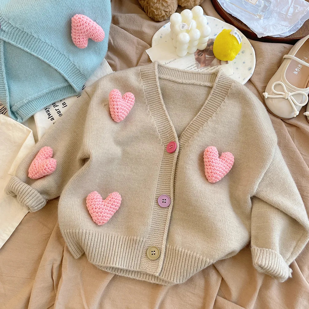 Mini Fashion™ - Trendy og komfortabel - Jakke med hjerter