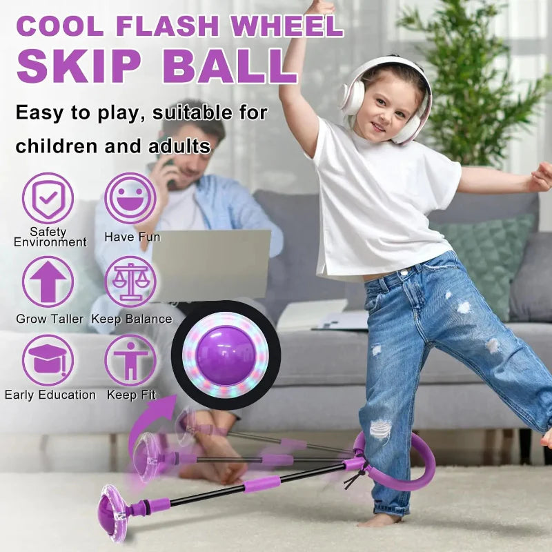 Flash Wheel Skip Ball – Aktiv & energisk – Enkel hoppeball