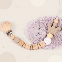 Thumbnail for Personalized Pacifier Chain – Sikker og stilig – Personlig smykkekjede til smokk