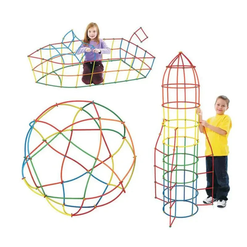 BuildPlay – Fantasi og ferdigheter – Konstruksjonsrør med koblinger