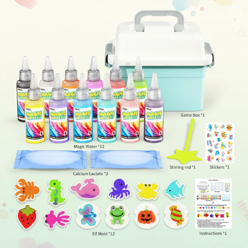 Magic Gel Water Beads – Kreativt & sanselig – Lekesett for å forme vann