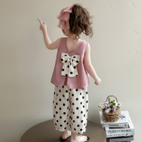 Thumbnail for Sleeveless Tops & Pants – Mykt og stilig – Sommersett til barn