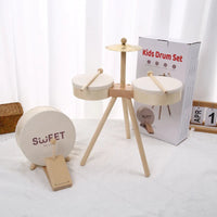 Thumbnail for Kids Wooden Drum Toy – Musikk & Kreativitet – Trommesett