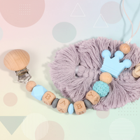 Thumbnail for Personalized Pacifier Chain – Sikker og stilig – Personlig smykkekjede til smokk