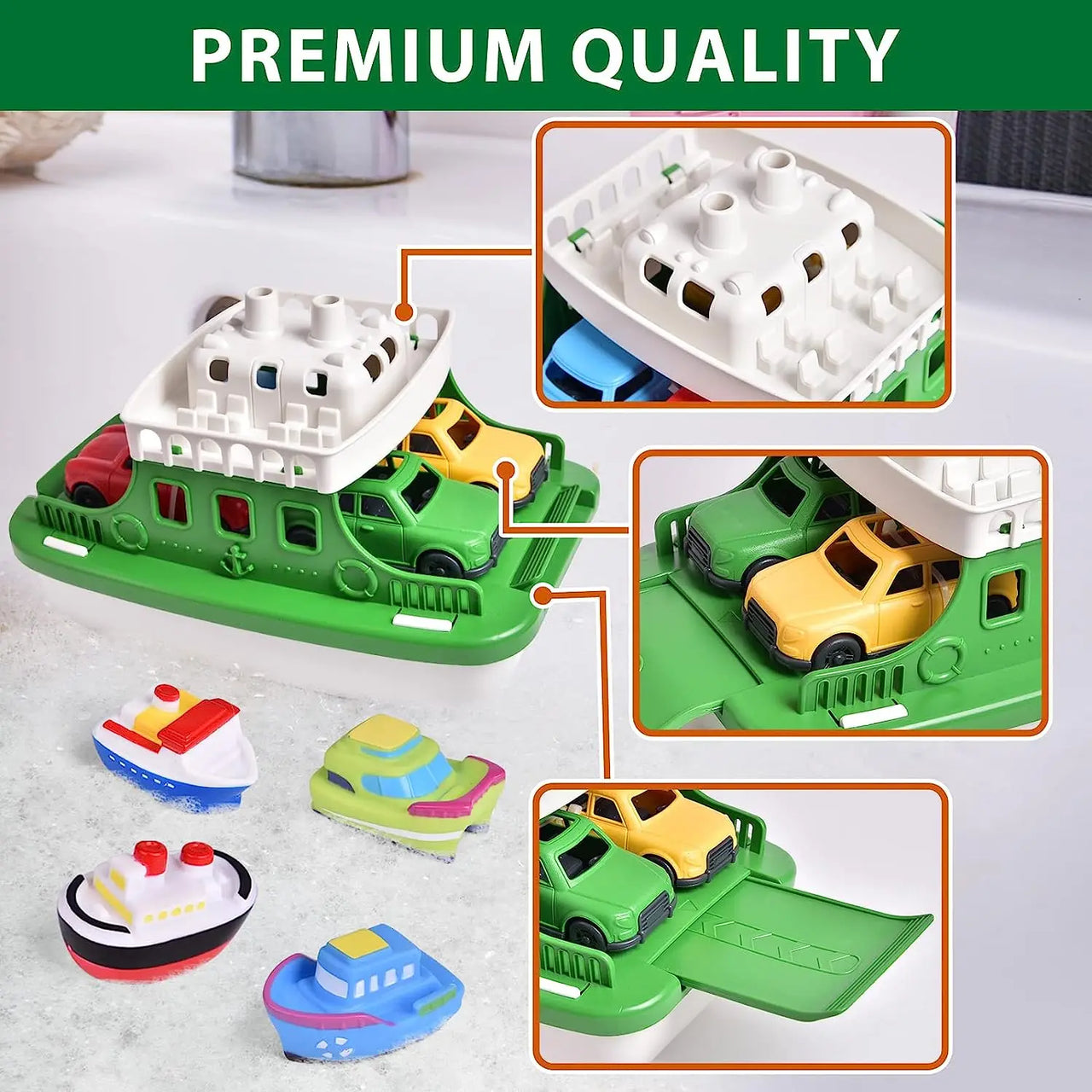 Mini Ferry - Plask og lek - Vannlekebåt