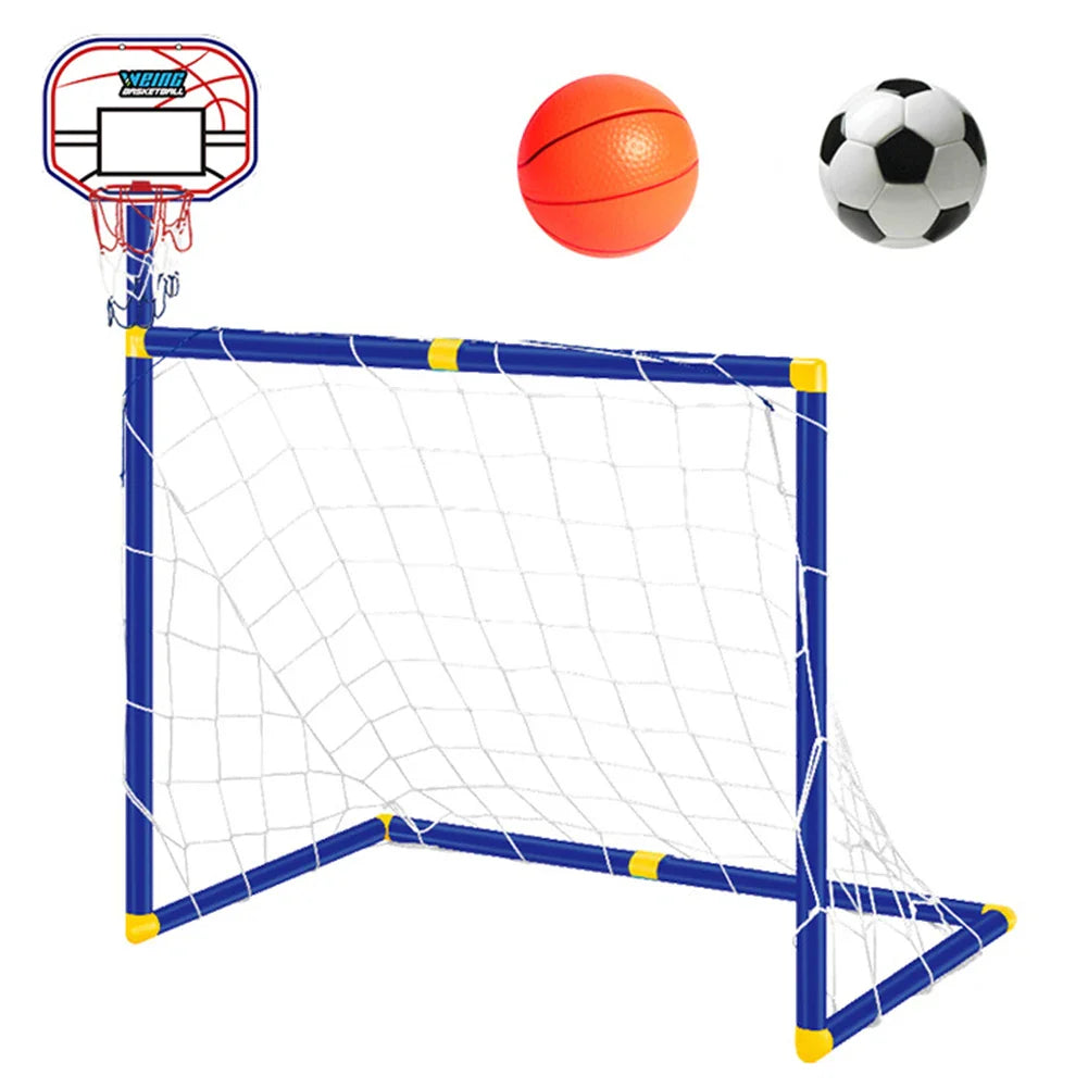 Kids Ball Games - Dobbel lekeglede – fotball- og basketballlekesett