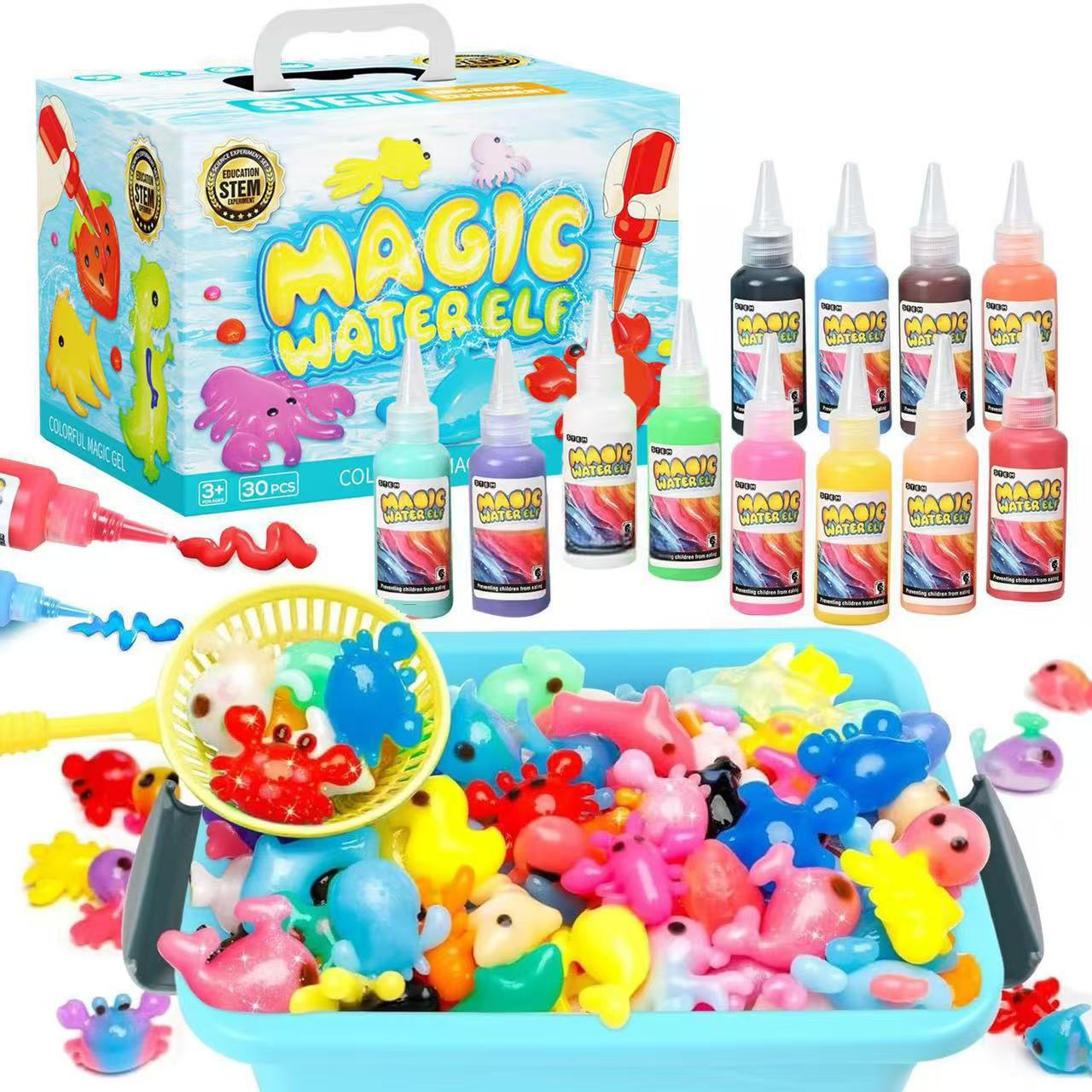 WaterMagic™ – Lag de fineste dyrene og formene! – DIY-sett
