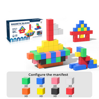 Thumbnail for Magnet Toys – Lære og bygge – Magnetiske byggeklosser