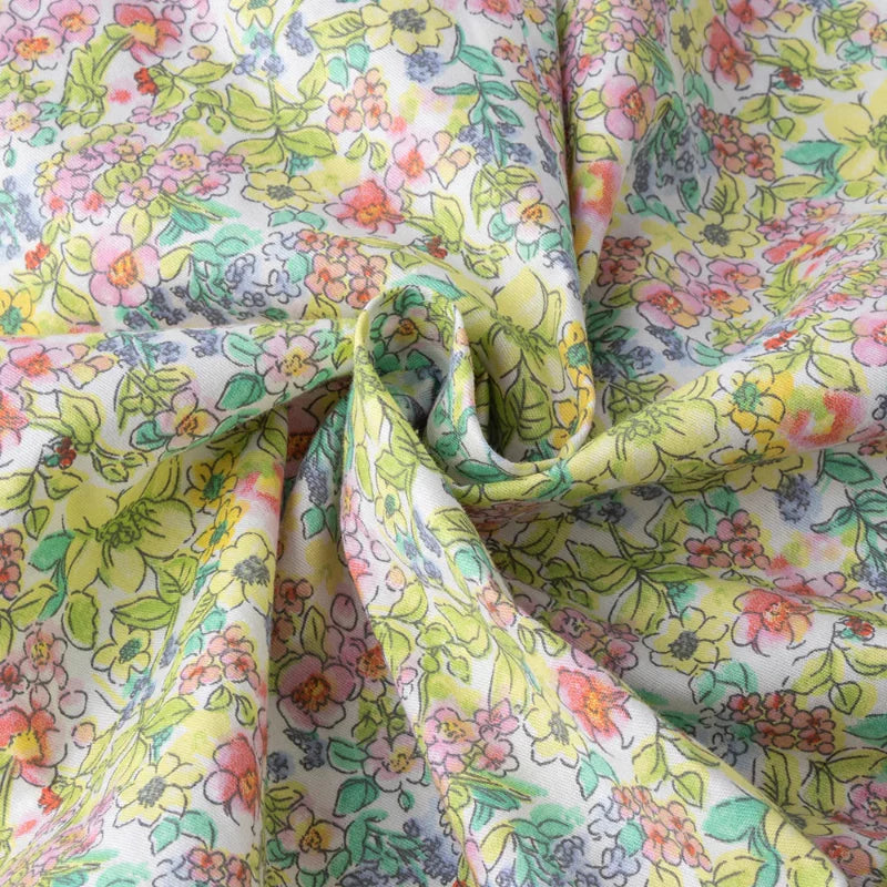 Floral Dress – Lett og luftig – Jentekjole med flagrende ermer