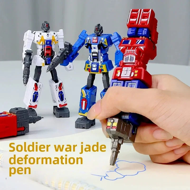Flip Droid - Tegn eller transformer - Transformerbar robotpenn
