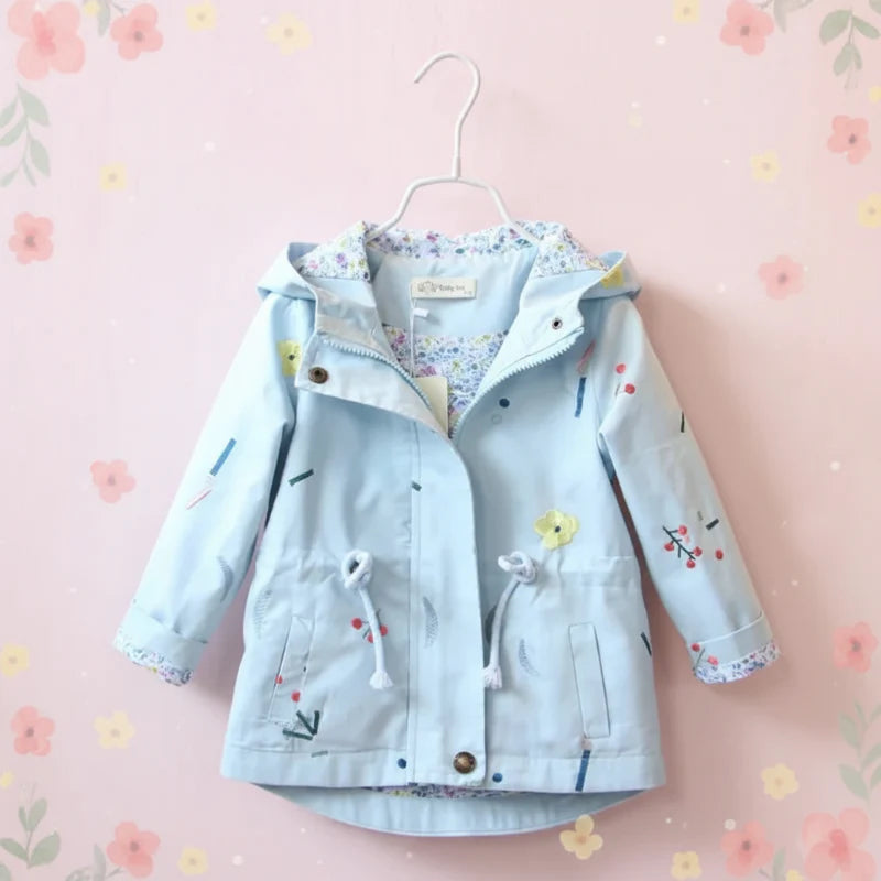Girls Windbreaker Jacket – Lett og stilig – barnejakke
